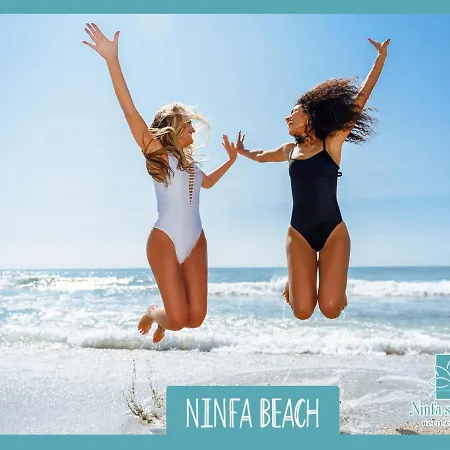 Ninfa Sul Mare Apartments - Piscina Idromassaggio 50 M E T R I Dal Mare Free Parking 아파트호텔 카포바티카노