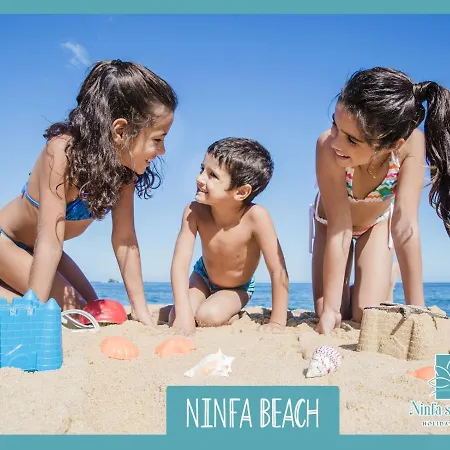 Appart hôtel Ninfa Sul Mare Apartments 50 M E T R I Dal Mare Best Breakfast And Free Parking Capo Vaticano