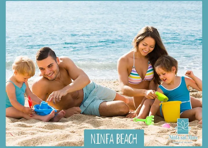 Ninfa Sul Mare - Piscina Idromassaggio 50 M E T R I Dal Mare Free Parking מלון דירות 4*